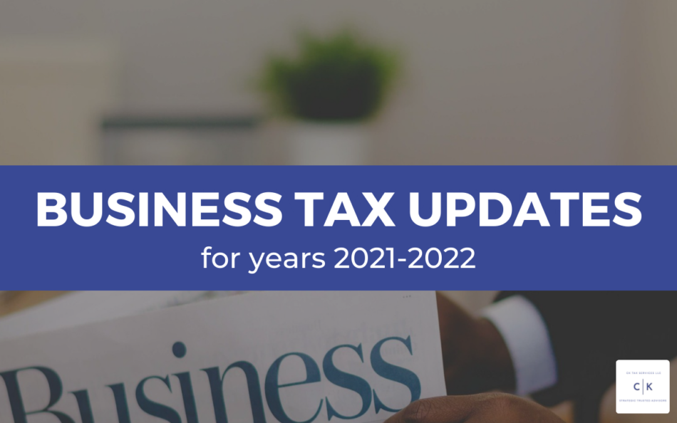 business tax changes 2021